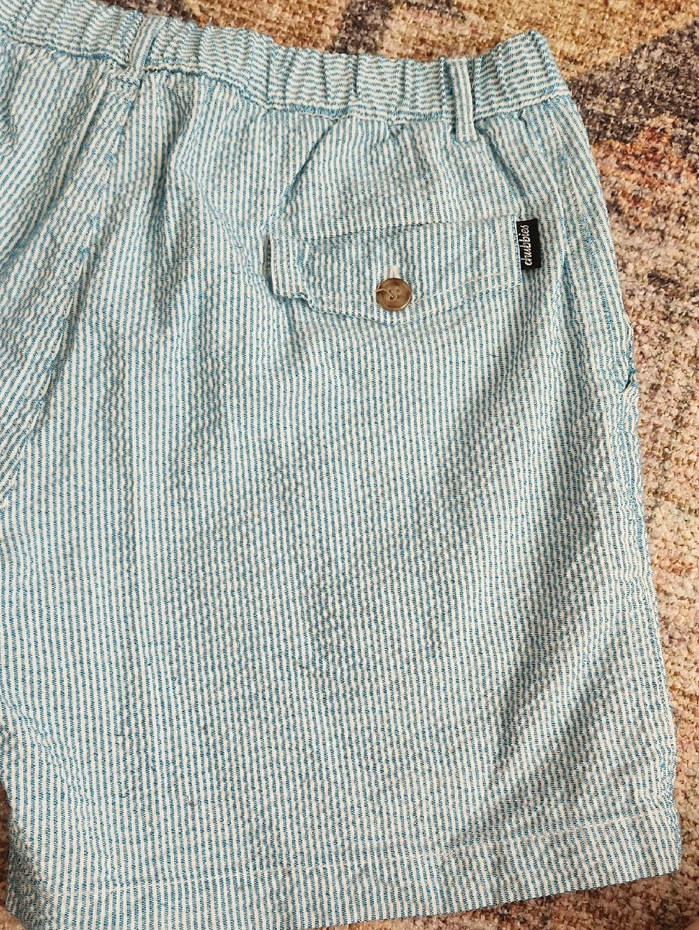 CHUBBIES Men's Bushwood Seersucker Shorts Size Medium - Picture 7 of 13